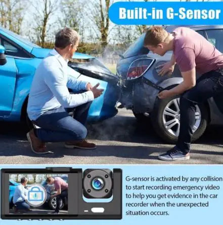 High Definition 1080P Dash Cam Front and Rear