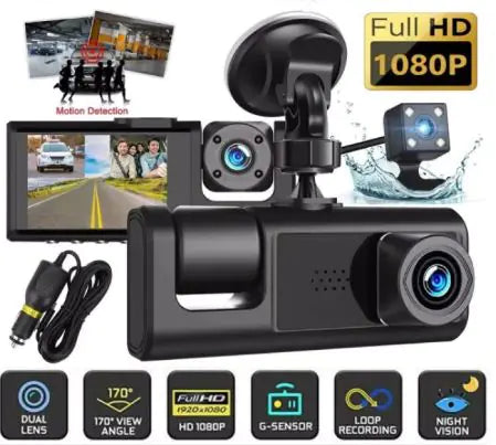 High Definition 1080P Dash Cam Front and Rear