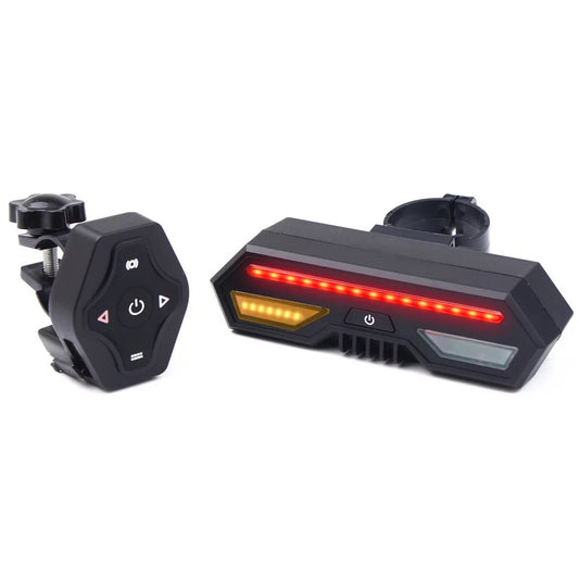 USB Rechargeable LED Bicycle Tail Light & Indicator